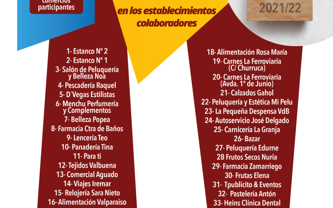 Concurso “Gasta en Tu Pueblo” 2021-2022 .