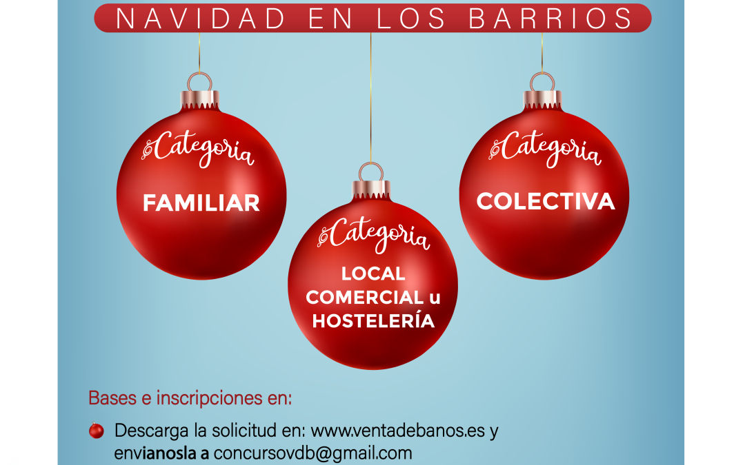 Concurso de Decoración Navideña «Navidad en los Barrios»