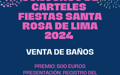 CONCURSO DE CARTELES. FIESTAS SANTA ROSA DE LIMA 2024