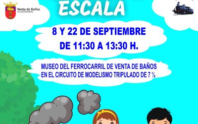 VIAJES INFANTILES EN EL TREN A ESCALA DEL MUSEO DEL FERROCARRIL DURANTE EL MES DE SEPTIEMBRE