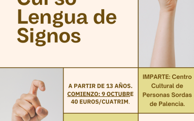 CURSO LENGUA DE SIGNOS. 2024-2025