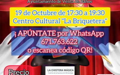 TALLER DE MAGIA 19 OCTUBRE 2024