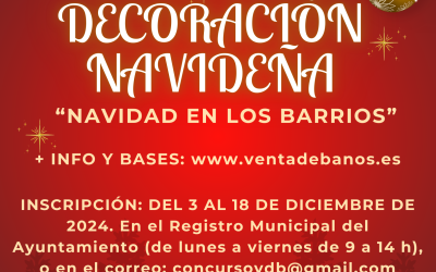 Concurso de Decoración Navideña “Navidad en los Barrios”