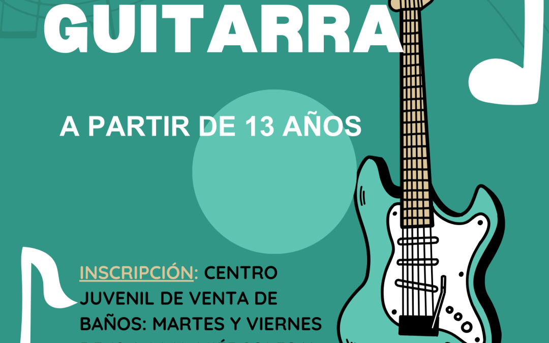 CURSO DE GUITARRA. JUVENTUD