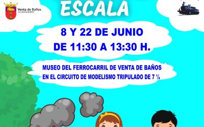 VIAJES INFANTILES EN EL TREN A ESCALA DEL MUSEO DEL FERROCARRIL DURANTE EL MES DE JUNIO DE 2025