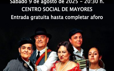 LA ORQUESTINA DE LEÓN EN EL CENTRO SOCIAL DE MAYORES ESTE SÁBADO 9 DE AGOSTO A LAS 20:30 HORAS.