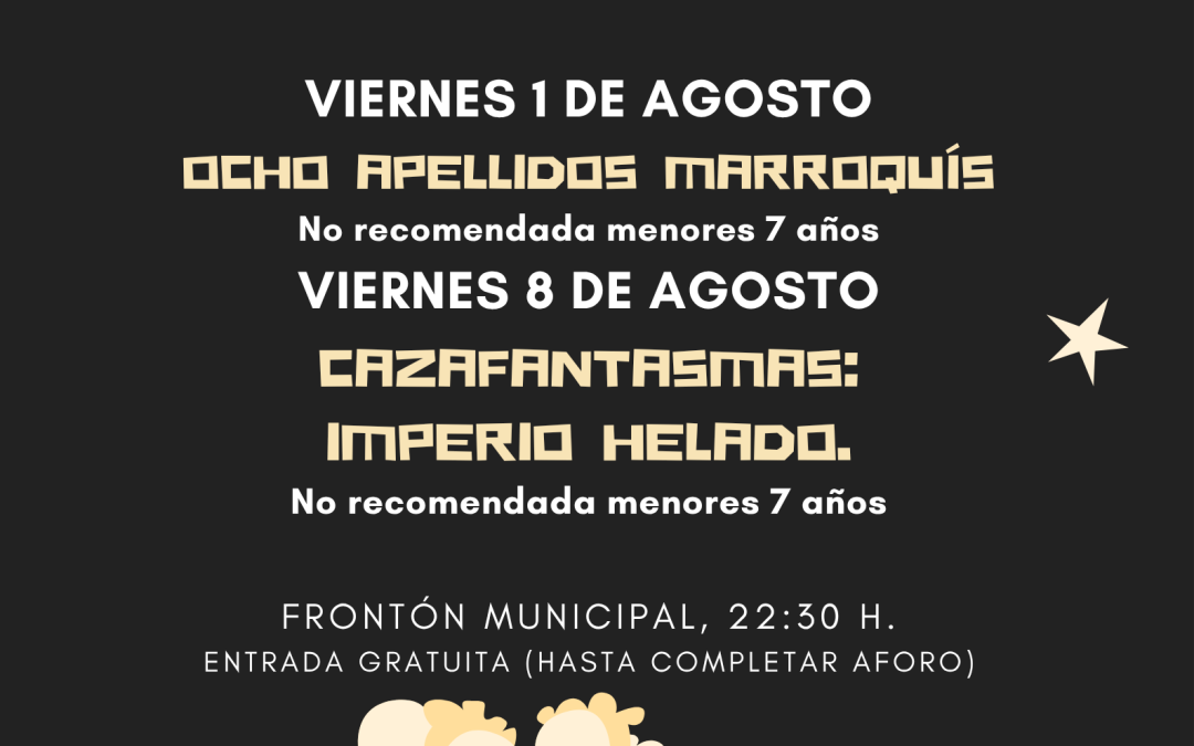CINE DE VERANO