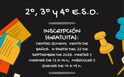 APOYO ESCOLAR: 2º, 3º Y 4º E.S.O.