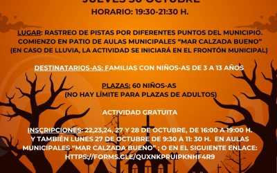 GIMKANA FAMILIAR HALLOWEEN 30 DE OCTUBRE