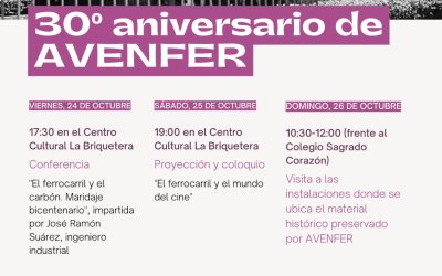 30º ANIVERSARIO DE AVENFER DEL 24 AL 26 DE OCTUBRE DE 2025