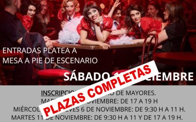 EXCURSIÓN A MADRID – CABARET EL MUSICAL PLAZAS COMPLETAS