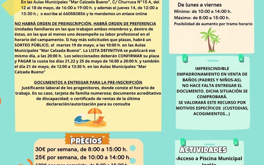 CAMPAMENTO URBANO 2026