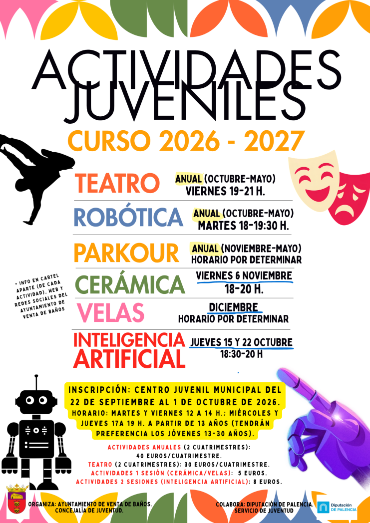 CARTEL ACTIVIDADES JUVENILES 2026-2027